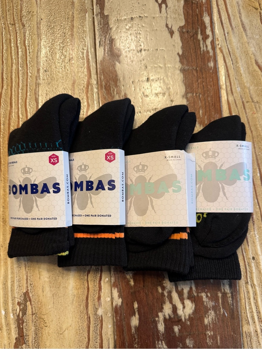 BOMBAS | Ankle socks 4-pack XS